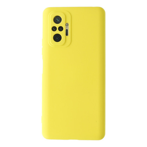 Redmi Note 10 Kılıf Nano Içi Kadife Silikon - Sarı