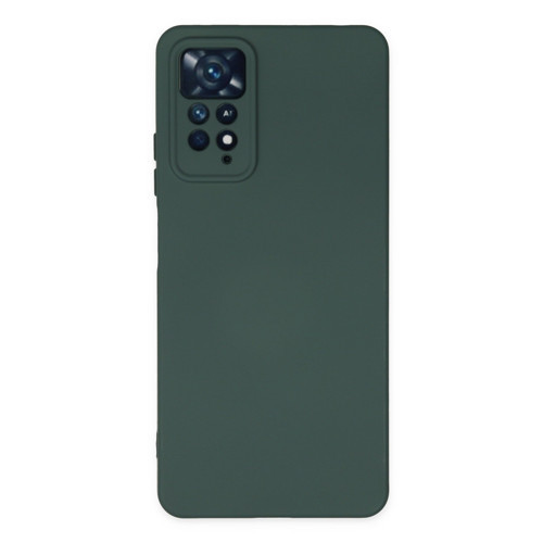 Redmi Note 11 Kılıf Nano Içi Kadife Silikon - Koyu Yeşil