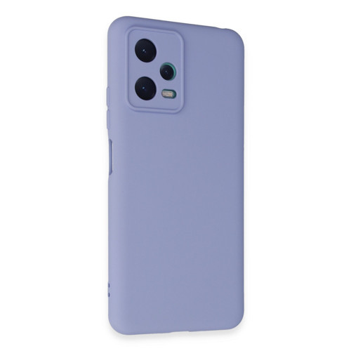 Redmi Note 12 5G Kılıf Nano Içi Kadife Silikon - Lila