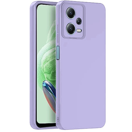 Redmi Note 12 5G Kılıf Nano Içi Kadife Silikon - Lila