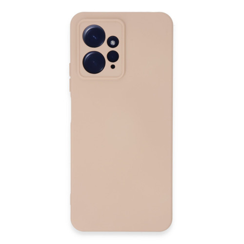 Redmi Note 12 4G Kılıf Nano Içi Kadife Silikon - Pudra