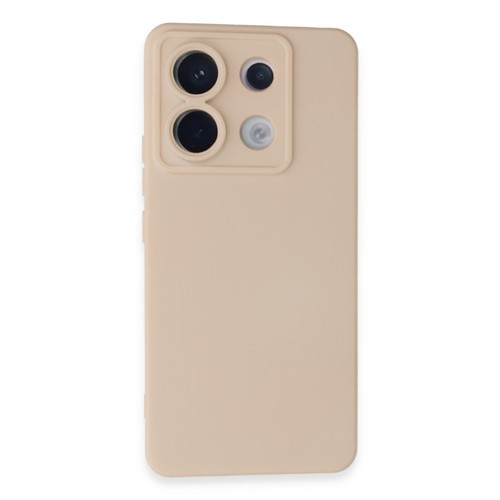 Redmi Note 13 5G Kılıf Nano Içi Kadife Silikon - Pudra