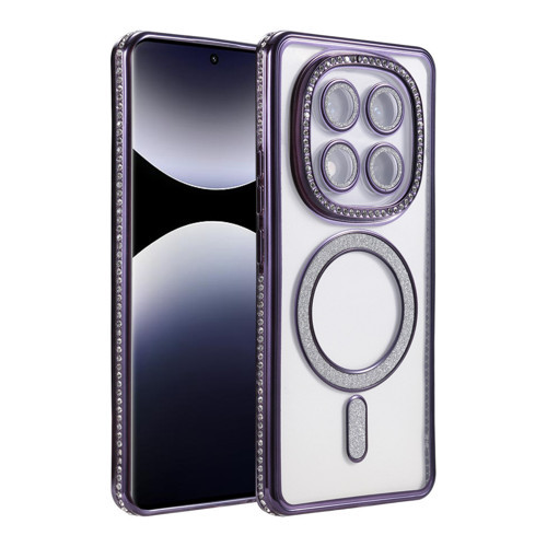 Redmi Note 14 5G Joke Simli Magneticsafe Kılıf - Derin Mor