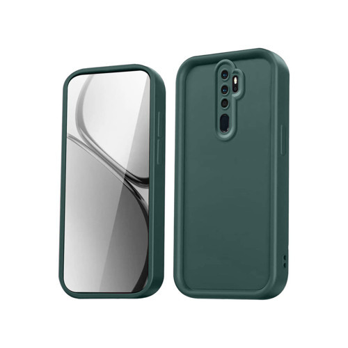 Redmi Note 8 Kılıf Viera Silikon - Koyu Yeşil
