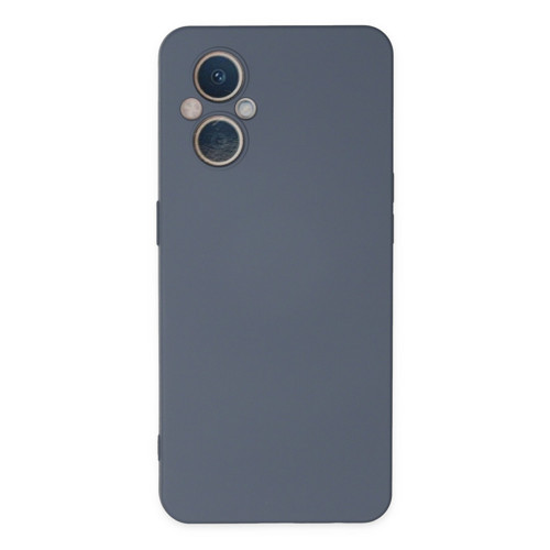 Reno 7 Lite Kılıf Nano Içi Kadife Silikon - Gri