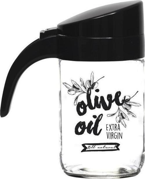 660 cc Siyah Olive Oil Cam Yağlık