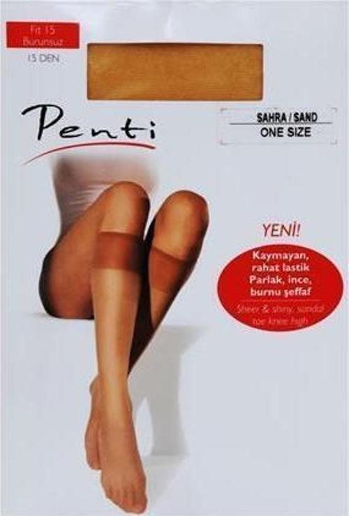 Dizaltı Çorap Fit 15 Den 51 Sahra Açık Ten