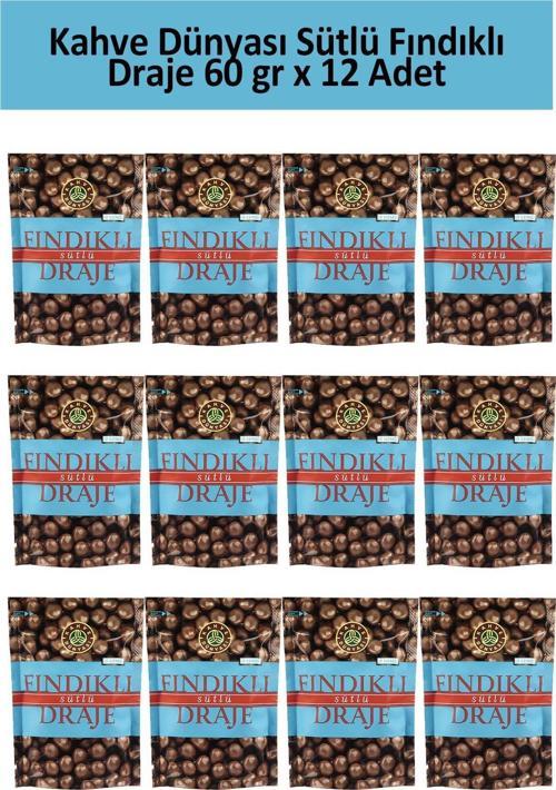 FINDIK DRAJE 60 GR x 12 Adet