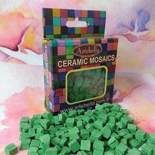 8x8 mm Yeşil Seramik Mozaik 6704