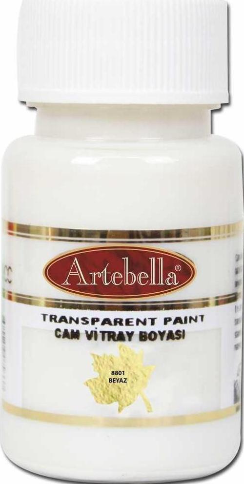 Cam Vitray Boyası 8801 Beyaz 50 ml