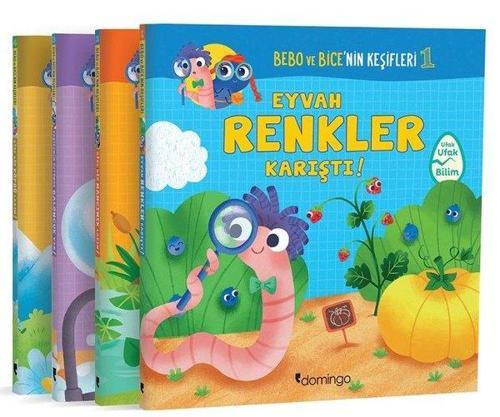 Ufak Ufak Bilim Seti-4 Kitap Takım