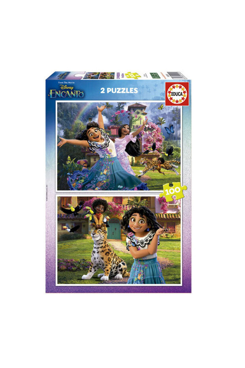 Çocuk Puzzle 2X100 Parça Encanto Disney 19201