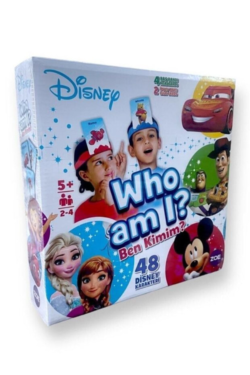 Ben Kimim Disney Lisanslı Aileler Yetişkinler Ve Çocuklar Için Parti Masa Oyunu Kart Oyunu