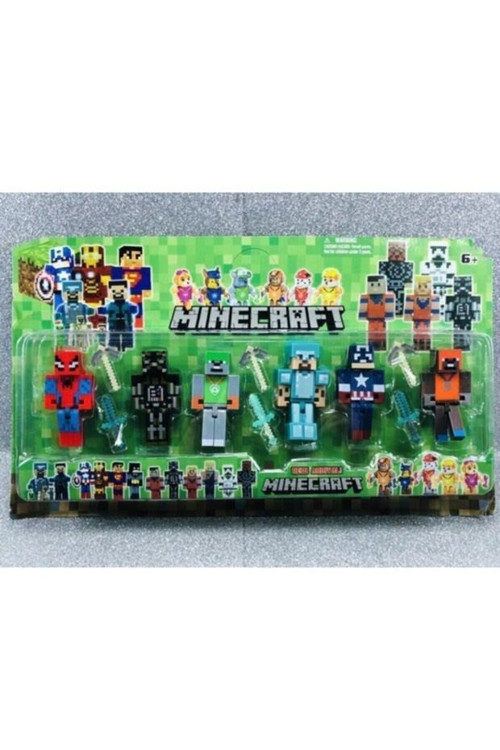 Spiderman Kaptan Amerika Paw Patrol 12 Parça Oyuncak