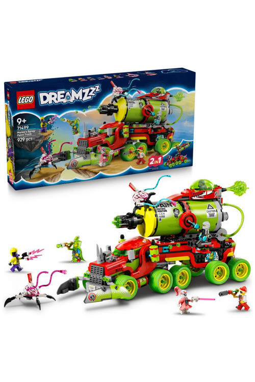 DREAMZzz Mateo’Nun Sprey Boya Kamyonu 71499 - 9+ Yaratıcı Oyuncak Yapım Seti (929P)