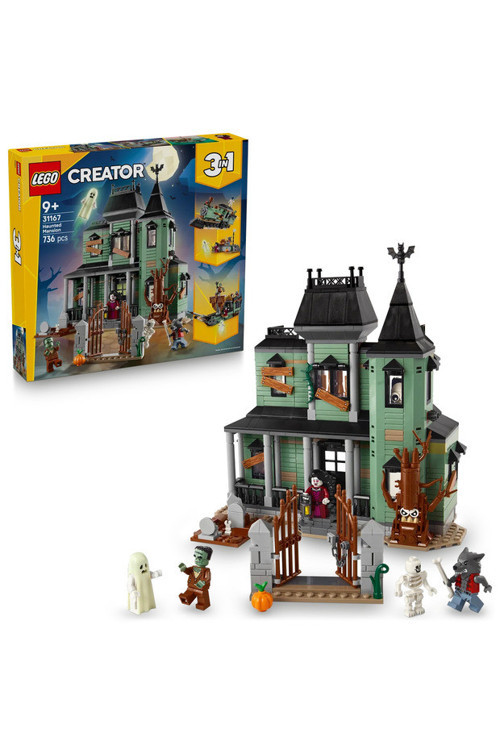 Creator 3'Ü 1 Arada Hayaletli Köşk 31167 - 9+ Çocuklar İçin Yaratıcı Oyuncak Yapım Seti (736P