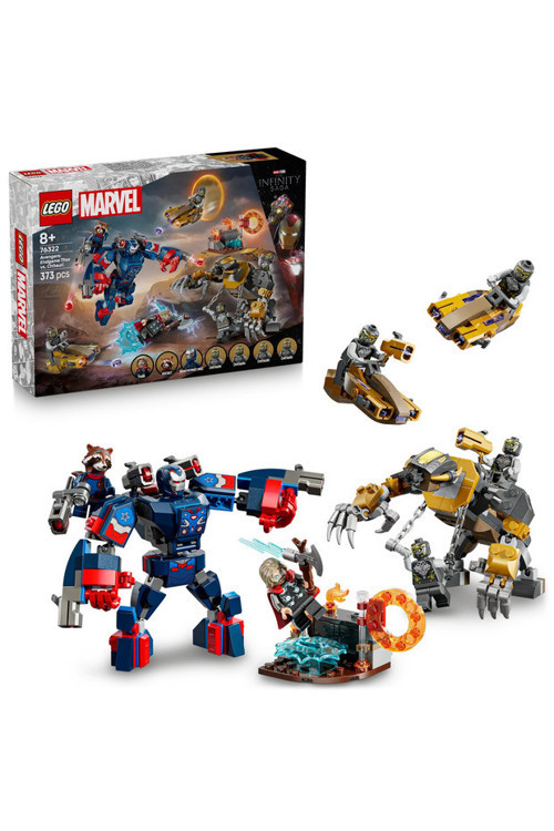 Marvel Avengers: Endgame Thor, Chitauri'Ye Karşı 76322 - 8+ Oyuncak Yapım Seti (373P)