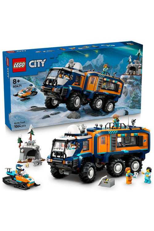 City Kutup Kaşifi Laboratuvar Kamyonu 60471 - 8+ Çocuklar İçin Yaratıcı Oyuncak Yapım Seti (1