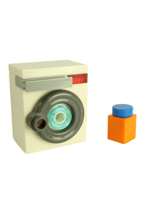 Aksesuar MOC Custom Minifigür Minifigure Beyaz Çamaşır Makinesi Deterjan 1 adet