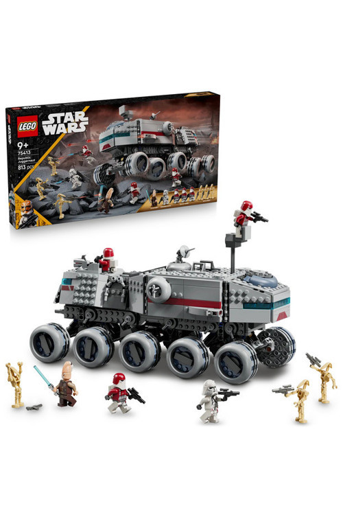 Star Wars ®: Klon Savaşları Cumhuriyet Juggernaut 75413 - 9+ Yaratıcı Oyuncak Yapım Seti (813P)