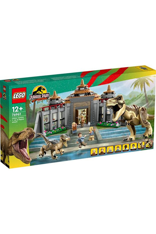 Jurassic World 76961 Visitor Centre: T.Rex And Raptor Attack