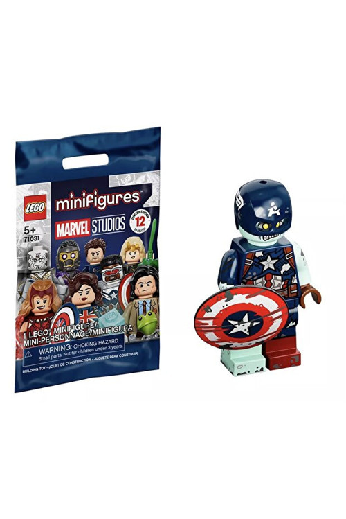 Marvel Studios Series 71031 - 9 Zombie Captain America Minifigür