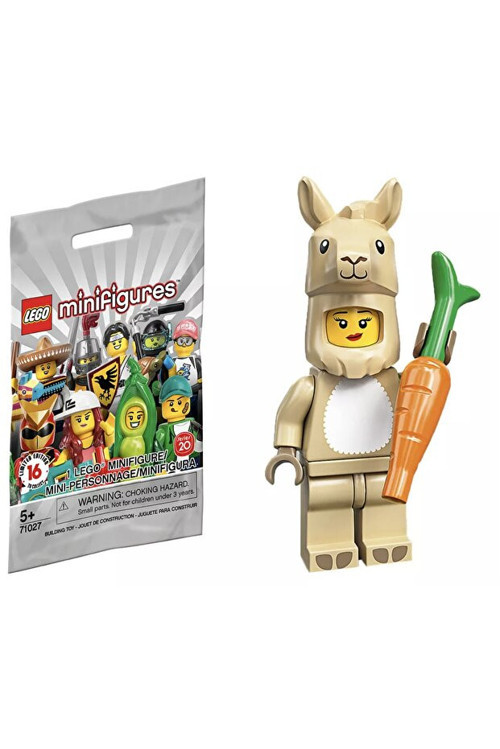 71027 Minifigür Seri 20 7 - Llama Costume Girl Minifigür