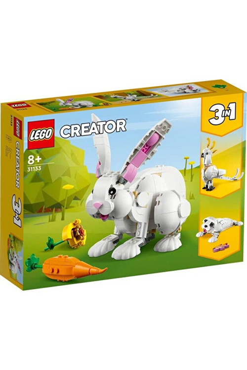 Creator 3’Ü 1 Arada Beyaz Tavşan 31133-8 Yaş Ve Üzeri Çocuklar İçin Kakadu Papağanı Ve Beyaz