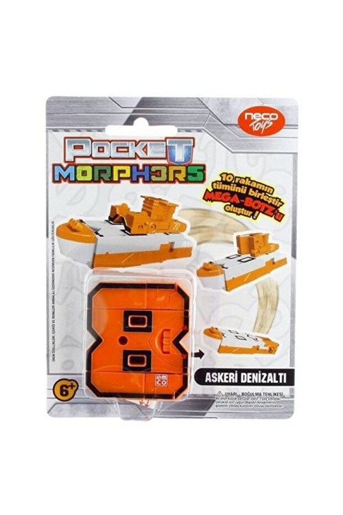 Pocket Morphers Neco Toys Dönüşen Numaralar 8 Askeri Denizaltı