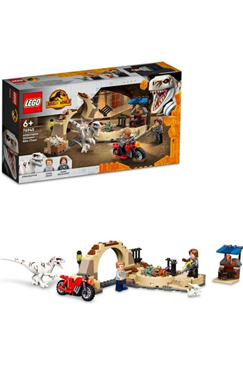 Jurassic World 76945 Atrociraptor Dinosaur: Bike Chase