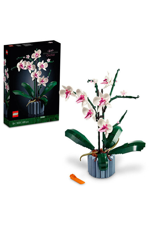 Botanicals Orkide 10311 – Yetişkinler İçin Dekoratif Yapay Bitki Modeli Yapım Seti (608 Parça