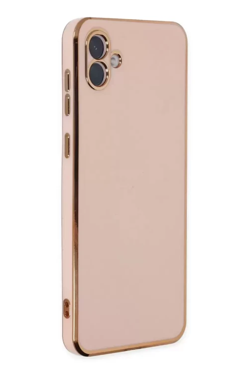 Galaxy A04 Kılıf Volet Silikon - Pembe