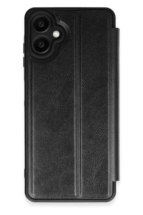 Galaxy A06 Kılıf Flip Cover - Siyah