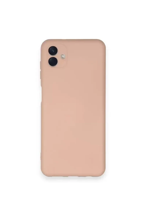 Galaxy A04 Kılıf Nano İçi Kadife Silikon - Pudra