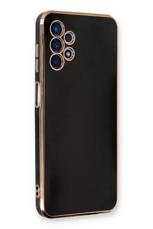 Galaxy A13 4G Kılıf Volet Silikon - Siyah