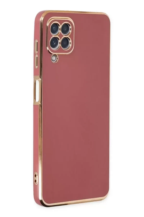 Galaxy A22 Kılıf Volet Silikon - Kırmızı
