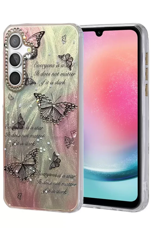 Galaxy A24 4G Kılıf Blade Aynalı Desenli Kapak - Desen 6