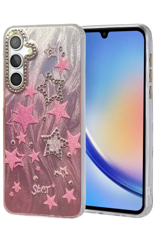 Galaxy A34 5G Kılıf Blade Aynalı Desenli Kapak - Desen 7