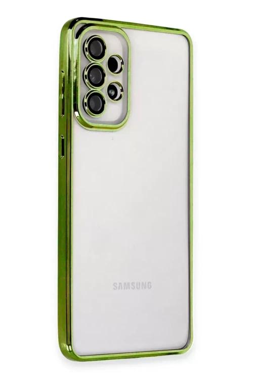 Galaxy A33 5G Kılıf Lensli Silikon - Yeşil