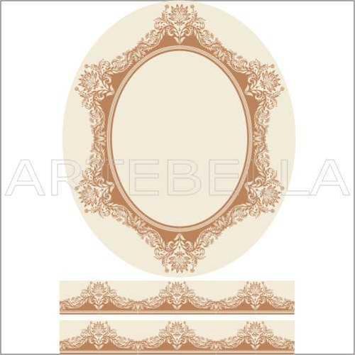 Kolay Transfer 1751v Dantel Desen Transparan 23x34 cm