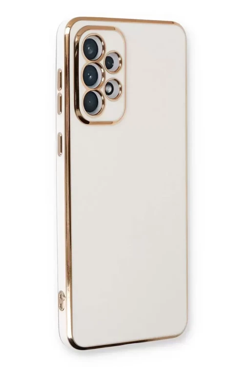 Galaxy A33 5G Kılıf Volet Silikon - Beyaz