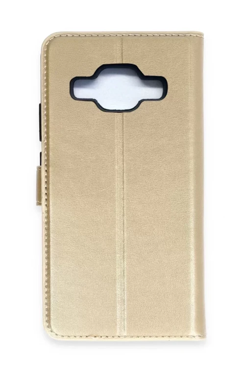 Galaxy J5 S Kapaklı Kılıf - Gold