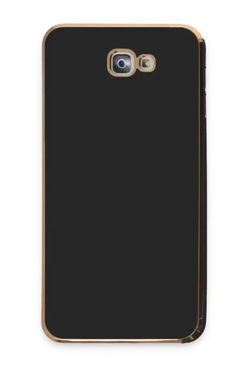 Galaxy J7 Prime Kılıf Volet Silikon - Siyah