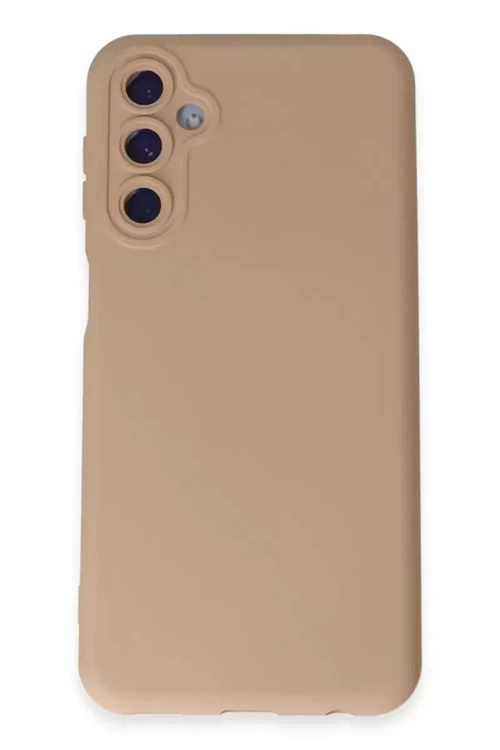 Galaxy M14 5G Kılıf Nano İçi Kadife Silikon - Pudra