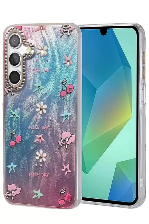 Galaxy S25 Kılıf Blade Aynalı Desenli Kapak - Desen 4