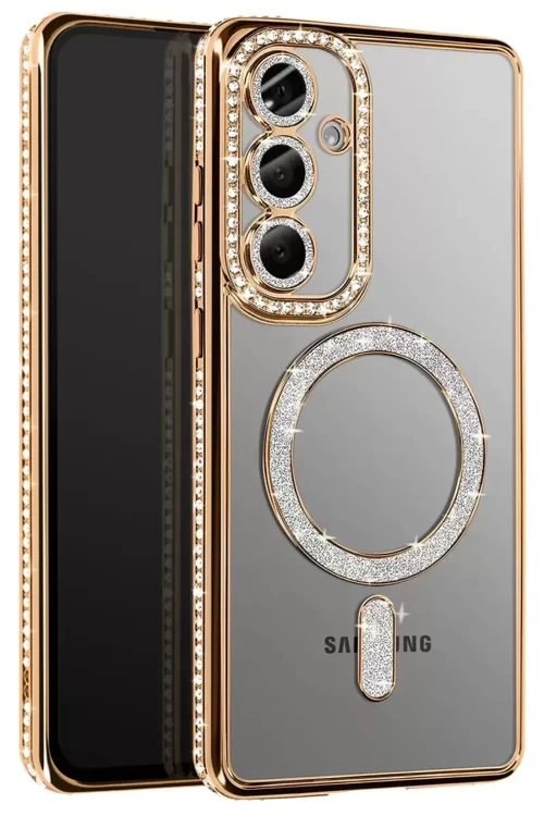 Galaxy S26 Joke Simli Magneticsafe Kılıf - Gold