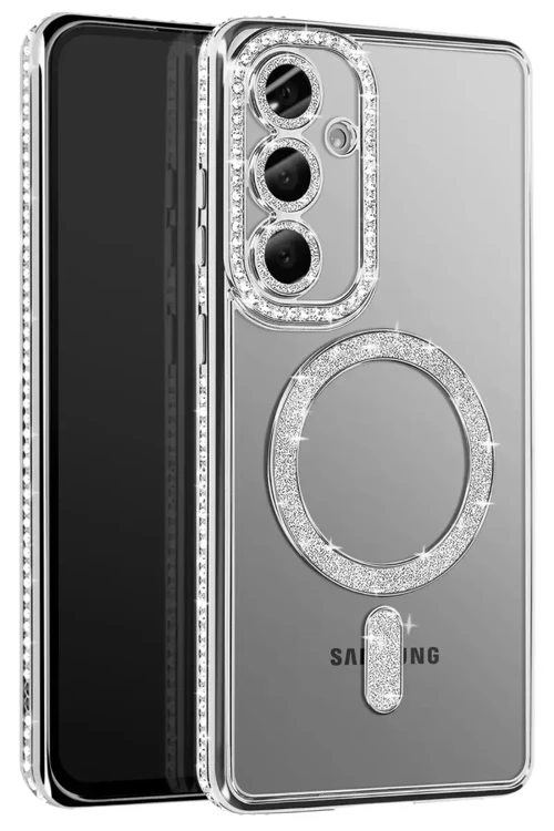 Galaxy S26 Joke Simli Magneticsafe Kılıf - Gümüş