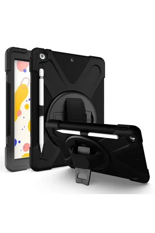 İpad 10.2 (7.Nesil) Kılıf Amazing Tablet Kapak - Siyah