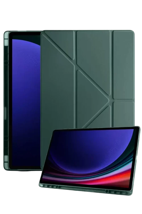 Galaxy X730 Tab S11 Kalemlikli Mars Tablet Kılıfı - Koyu Yeşil