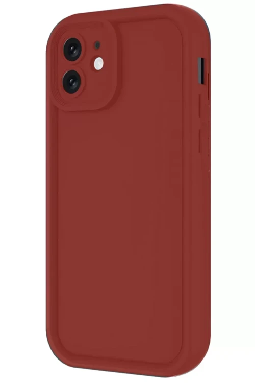 İphone 11 Kılıf Viera Silikon - Bordo